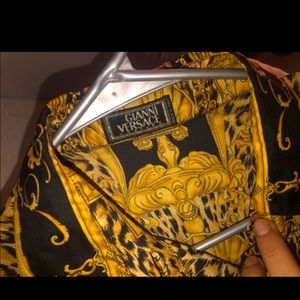 Rare Versace Silk Button Down